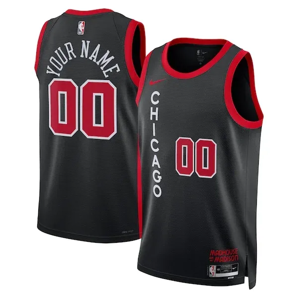Chicago Bulls CHI Swingman Jersey - retro premium - Black NBA