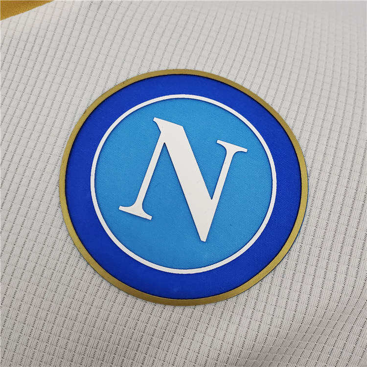 Napoli 21-22 Third White Soccer Jersey Football Shirt Player Version