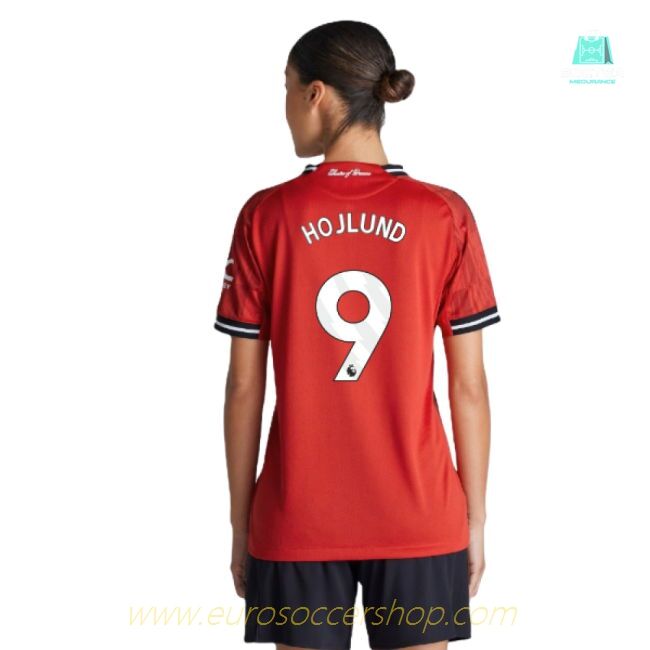 2025-2026 Man Utd Authentic Home Shirt (Womens) (Hojlund 9)