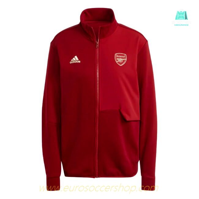2023-2024 Arsenal Anthem Jacket (Red) - Ladies