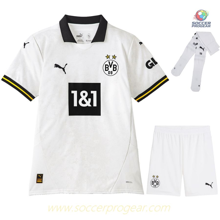 BVB Dortmund Third Youthren's Jersey Set Football Jersey 2024-2025 Season
