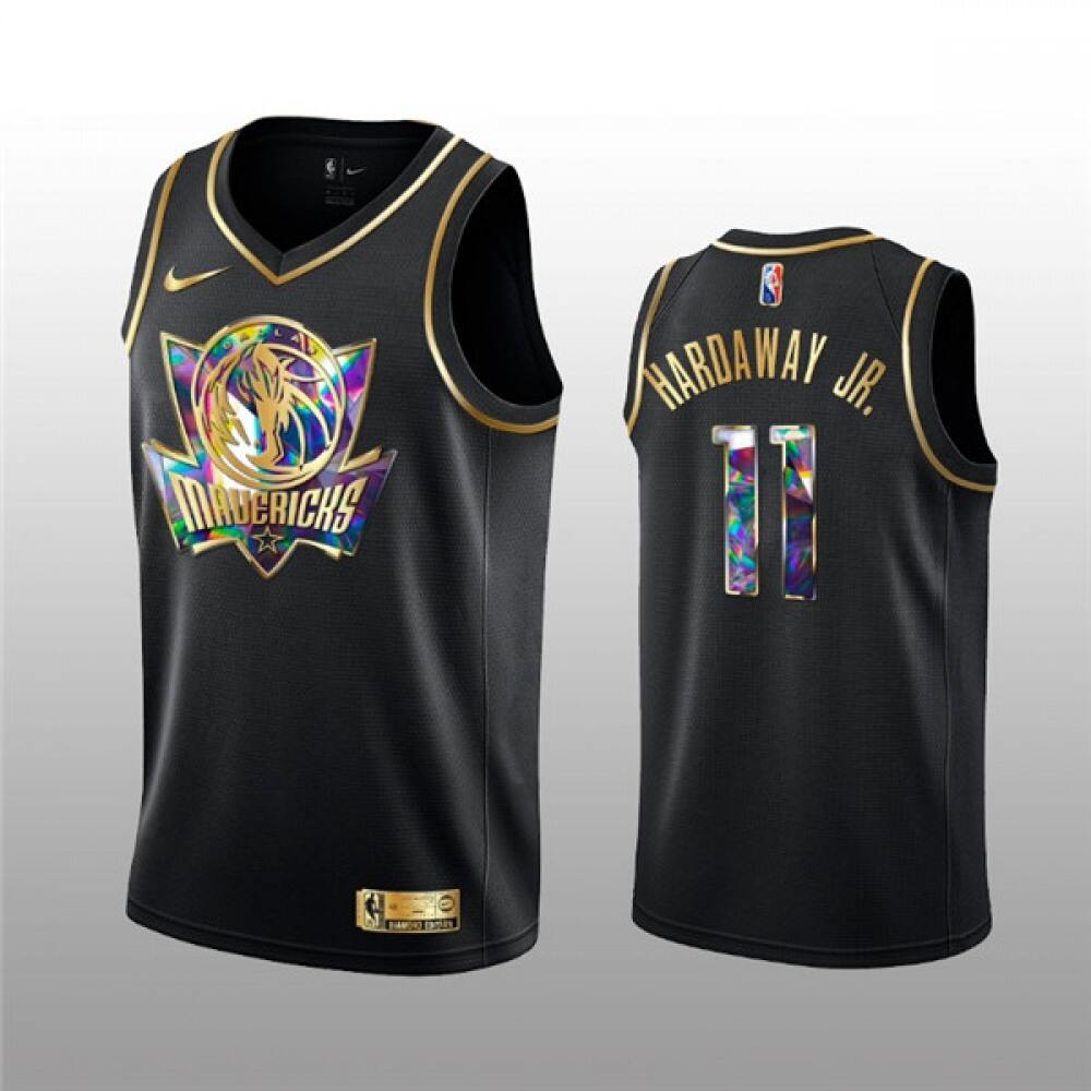 Dallas Mavericks 11 Jersey - Black Golden Edition - NBA Collection