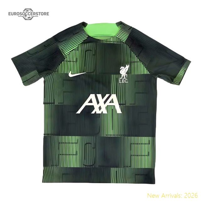 Premium 2023-2024 Liverpool Academy Pre-match Shirt (green) - Kids