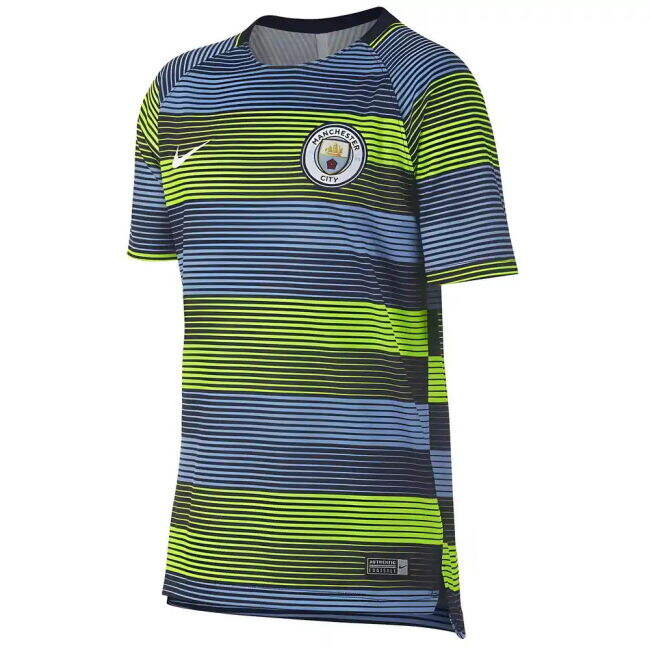soccer jersey 2018-2019 Man City Nike Pre-Match Training Shirt (Vol...