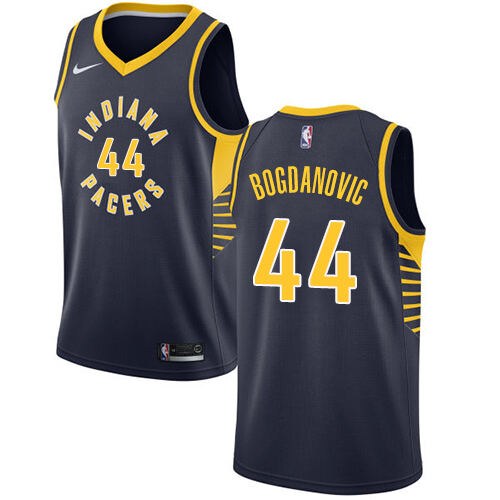 IND Bojan Bogdanovic #44 Top-Grade 2024 Icon NBA Swingman Jersey Blue