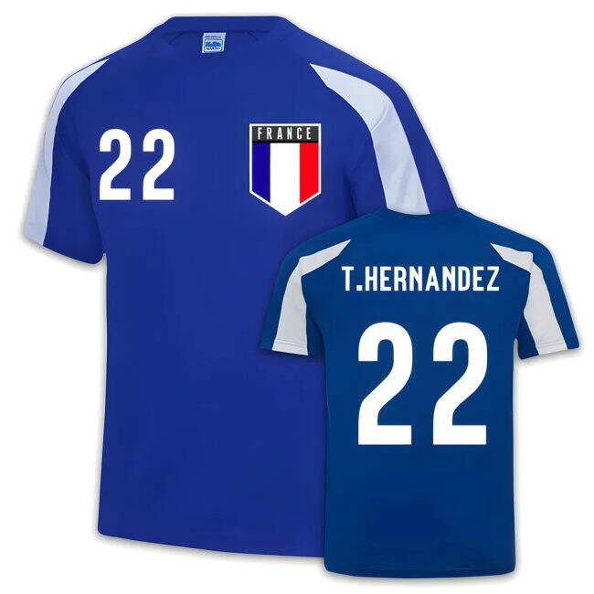 Genuine Copy France Training Fan Jersey for Adults (Theo Hernandez 22)