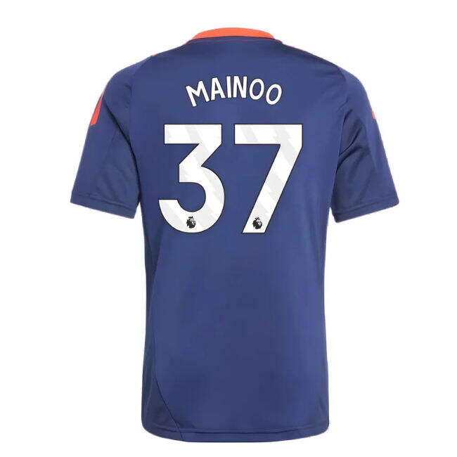 Kids Updated Lightweight Man Utd Training Match Shirt (Mainoo 37)