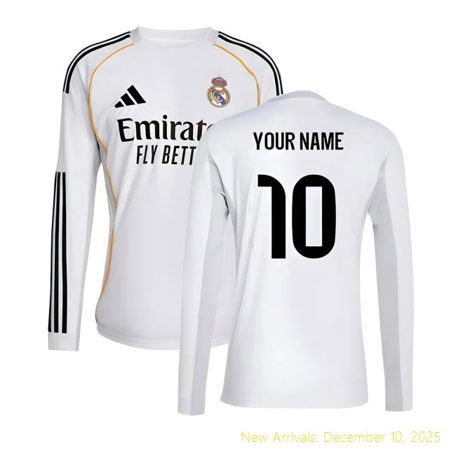 Official Real Madrid (rm) 2025-2026 Home - Team Spirit - Elite