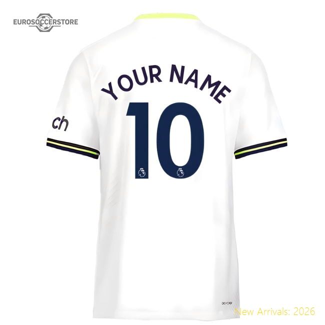Official 2022-2023 Tottenham Vapor Home Shirt (your Name) - Premium