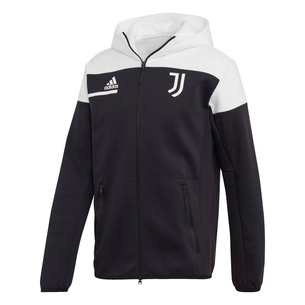 Juventus 20-21 WhiteBlack Hoodies Kit - Official Replica 17359
