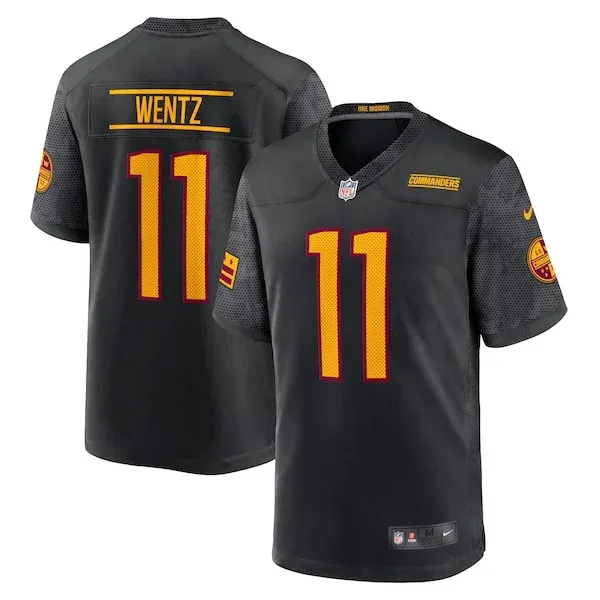 None Carson Wentz Game Jersey - Black | NFL Player Jersey | NFL Footba