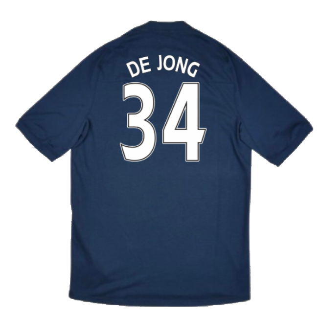 De Jong 34 New Performance Manchester City Away Team Kit (Very Good)