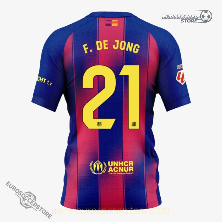 Barcelona x Ed Sheeran El Clásico F. DE JONG 21 Football Jersey 25-26 Season (Player Version)
