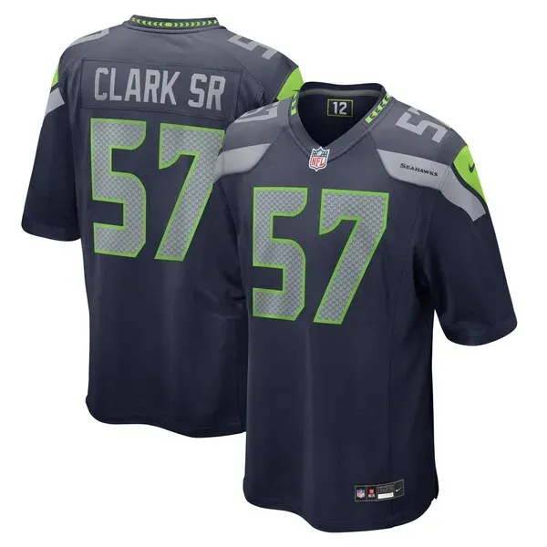 Seattle Seahawks Game NFL Jersey - Navy | Official Football Apparel