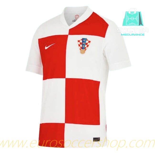 2024-25 Edition Croatia Home Jersey Match Quality (Lovren 6)