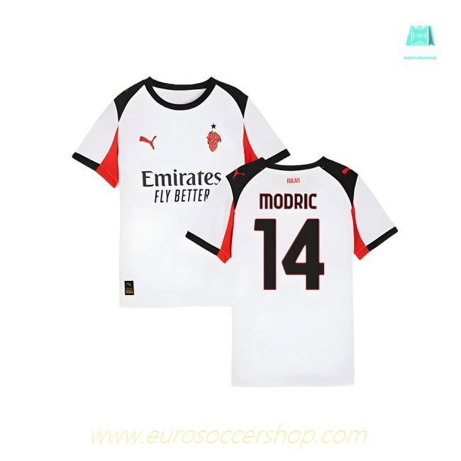 2025-2026 AC Milan Away Shirt (Kids) (Modric 14)