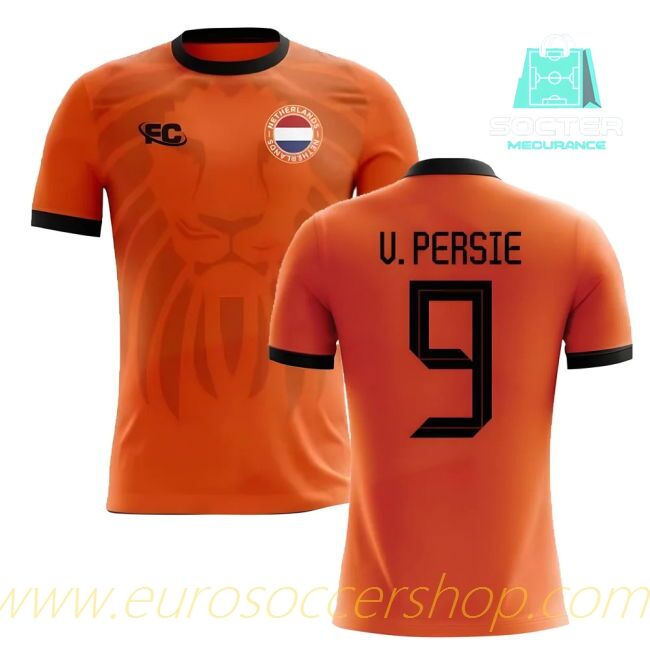 2018-2019 Fan Edition Holland Home Football Shirt Libero (V. PERSIE 9)