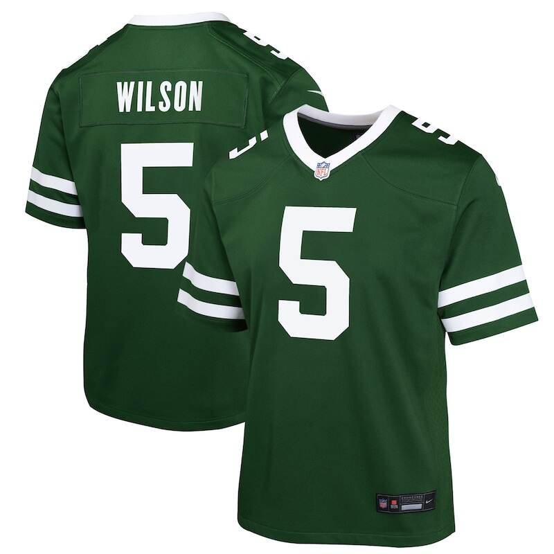 None Garrett Wilson Pro Bowl NY Jets Game-Ready Jersey Football Appare