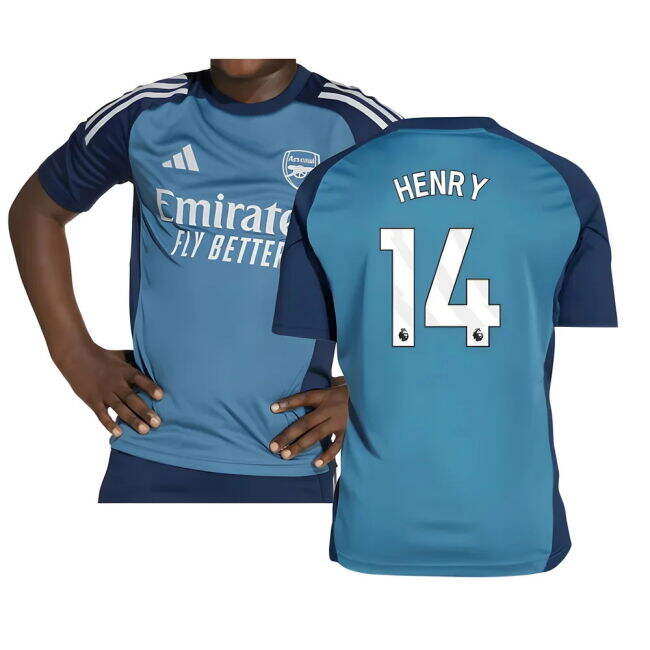 2025-2026 Arsenal Training Kit (Blanch Blue) - Kids (Henry 14)