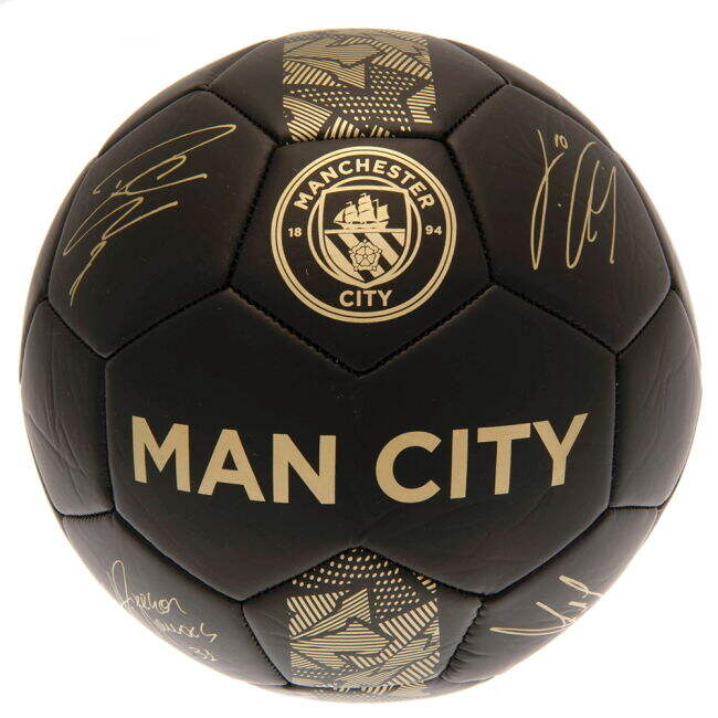Manchester City FC Sig Gold Phantom Football - authentic style