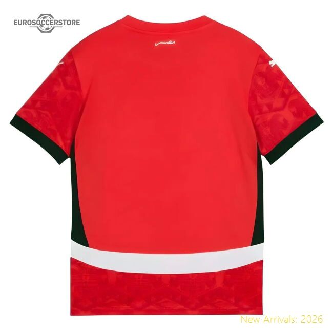 Egypt Kids 20242025 Home Top Jersey 7years Quickdry Climalite