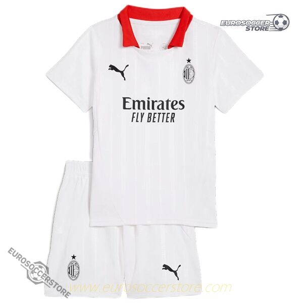 AC Milan Away Children's Jersey 24-25 Season Edition