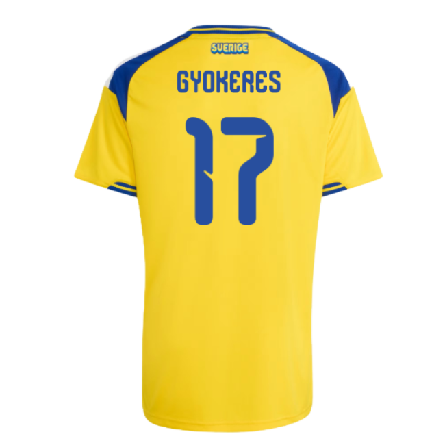 Kids 2026-2027 Sweden Soccer Team Home Jersey