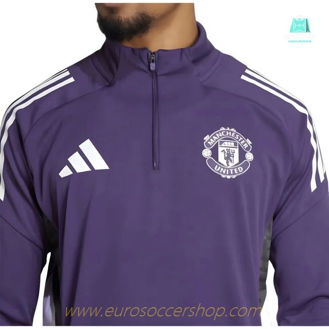 2025-2026 Man Utd Training Top (Aurora Plum)