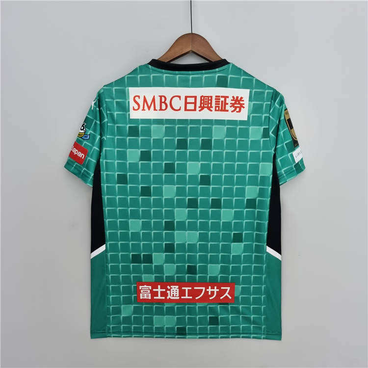 Moisture Wicking Kawasaki Frontale 2223 Third Green Soccer Jersey