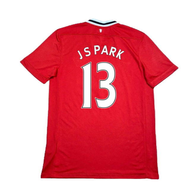Manchester United 2011-12 Home Shirt ((Excellent) XL) (J S Park 13)