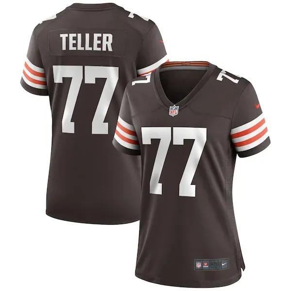None Game NFL Jersey - Brown | Authentic Football Apparel | NFL Footba