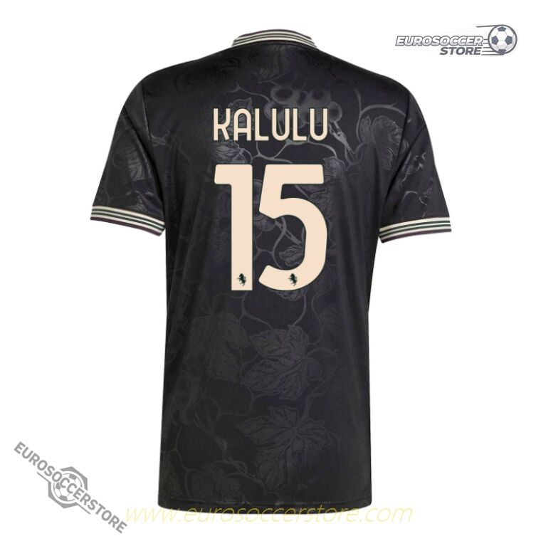 Juventus 25-26 Season Third Version Jersey with KALULU 15 Printing