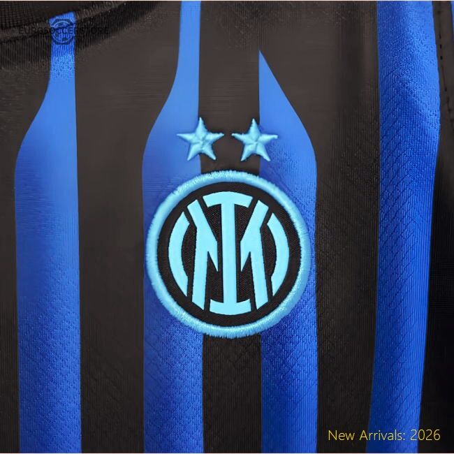 Top-tier Home Inter Milan Jersey 2025-2026 Durable Quick-dry