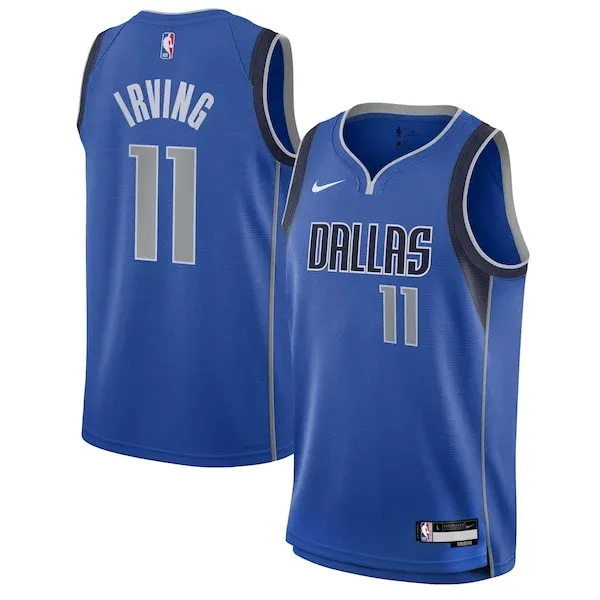 Kyrie Irving DAL Swingman Jersey - premium trendy - Blue game-day