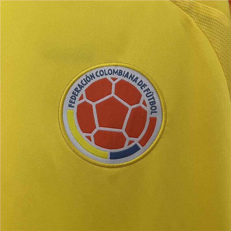COPA AMERICA 2024 COLOMBIA HOME YELLOW SOCCER JERSEY FOOTBALL SHIRT -