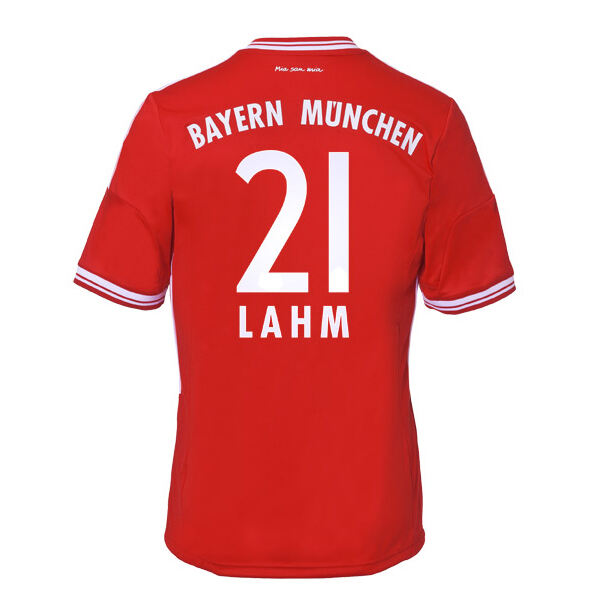 13-14 Bayern Munich 21 Lahm Home Shirt - Official Replica 845