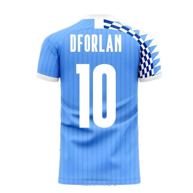 Uruguay 2025-2026 Home Concept Football Kit (Libero) (D FORLAN 10)