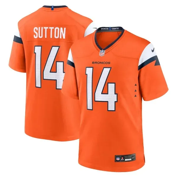 None Game NFL Jersey - Orange | Performance Football Apparel