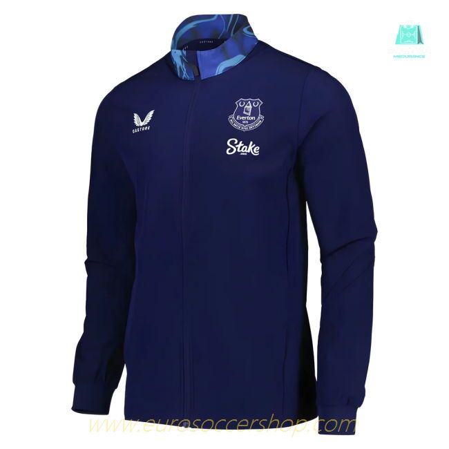 2025-2026 Everton Pre Match Jacket (Navy)