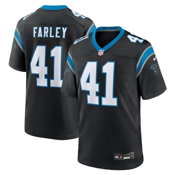None Matthias Farley Game Jersey - Black | NFL Player Jersey