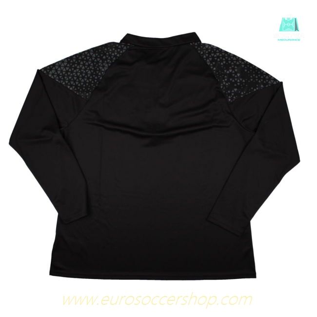 2023-2024 Borussia Dortmund Training Half Zip Top (Black-Yellow)