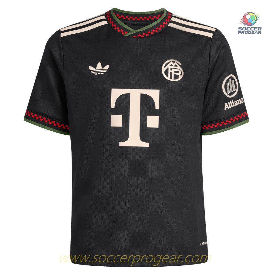 Bayern Munich Third Children's Edition'sren's Jersey Set Soccer Jersey 2025-2026 Season