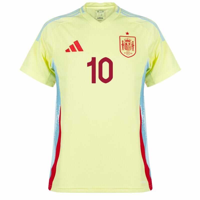 Spain Away Soccer Shirt 2024/25 Collection Williams