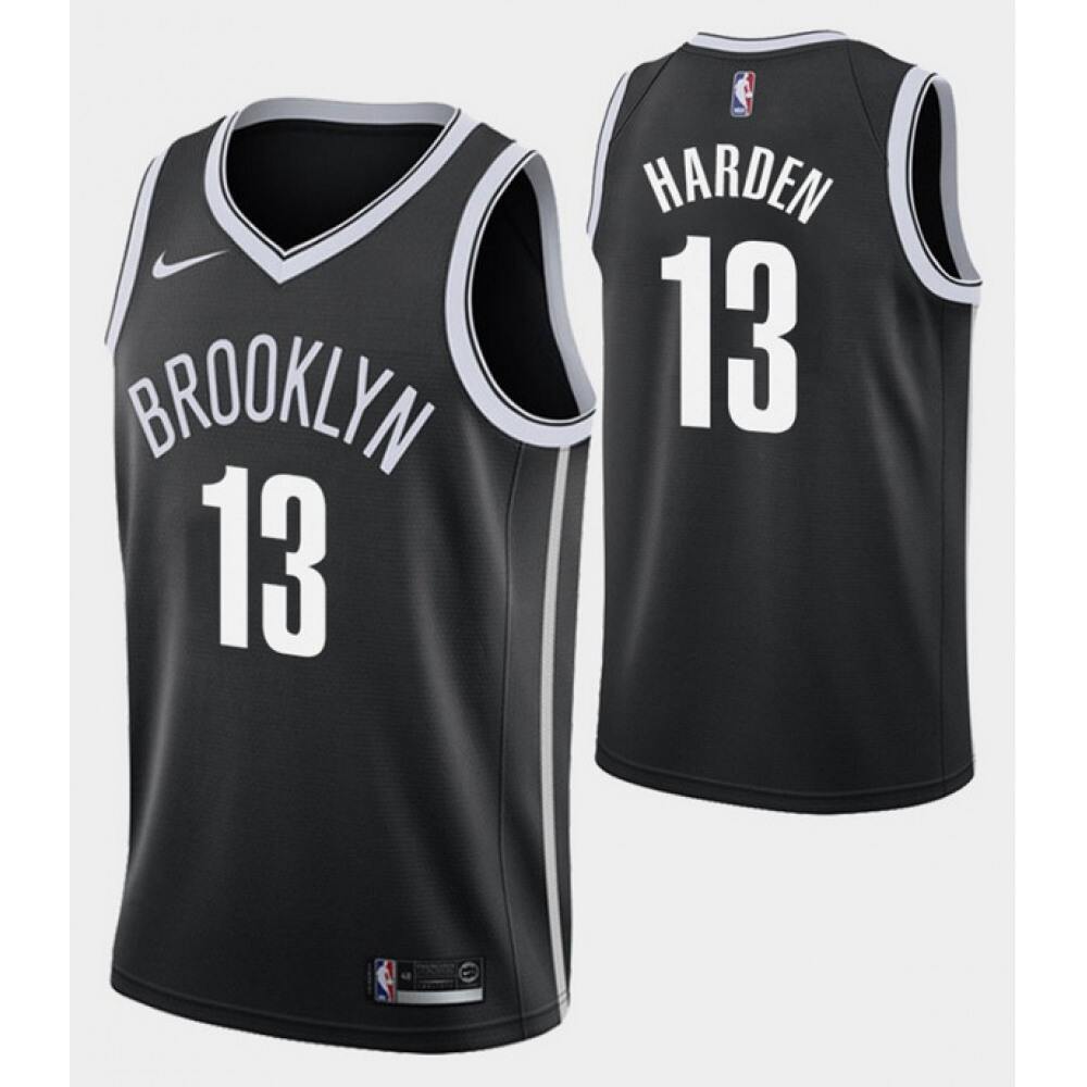 Authentic Brooklyn Nets James Harden13 Black Jersey - Basketball Fan Gear