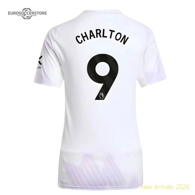 Official 2025-2026 Man Utd Away Shirt (womens) (charlton 9) - Premium