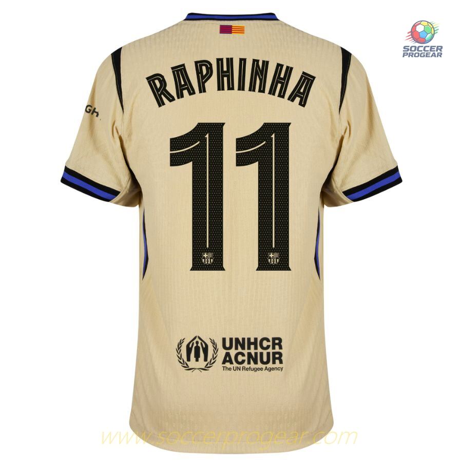 Barca Away Youth Team Jersey 2025-26 Edition Raphinha