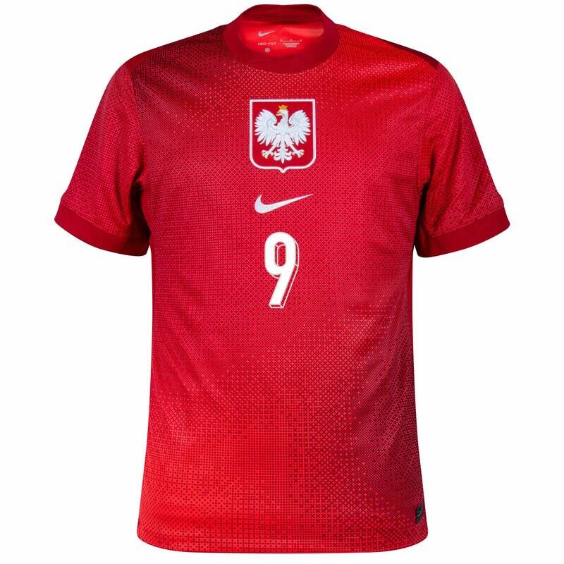Poland Away Football Soccer Shirt 2024/25 Collection Lewandowski