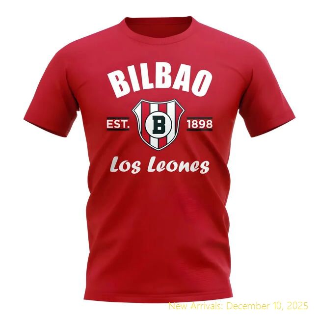 Athletic Bilbao Established Football T-High-Quality Shirt (Red)