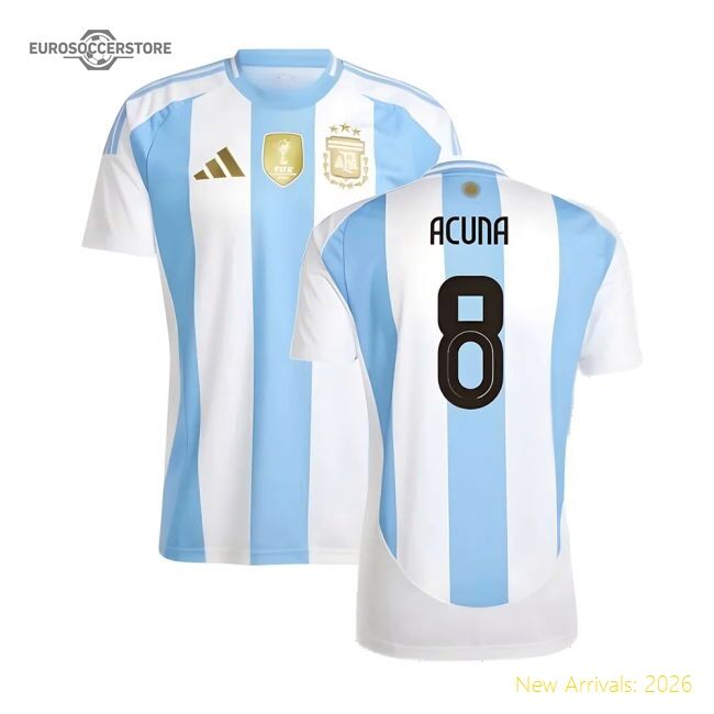 Official Football Argentina Jersey - Cotton Vintage Comfort