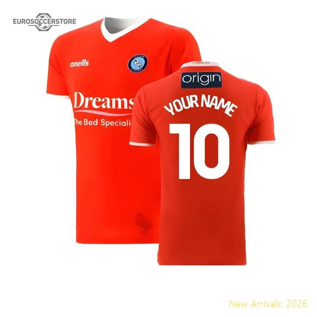 Outstanding 2022-2023 Wycombe Wanderers Away Shirt (your Name)